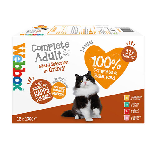 Cat Adult Food Gravy Selection Webbox 12x100g