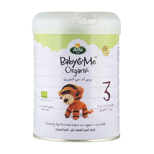Milk Formula 3 ORGANIC ARLA BABY AND ME 800g
