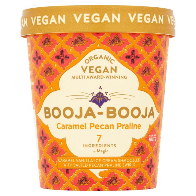 Caramel Pecan Praline Ice Cream BOOJA-BOOJA 500ml