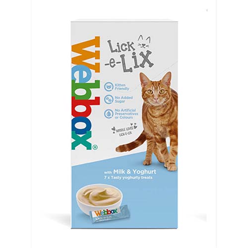 Cat Treats Lick-e-Lix Cream Milk & Yoghurt Webbox 75g