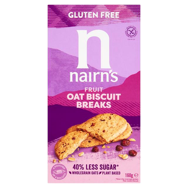 Biscuit Oats & Fruit Breaks NAIRNS 160g